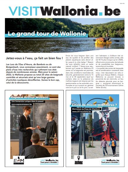 7Dimanche et Vacancesweb - Grand Tour de Wallonie 2023 - 