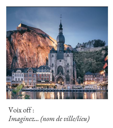 Production spot publicitaire de 20' avec marque VISITWallonia.be