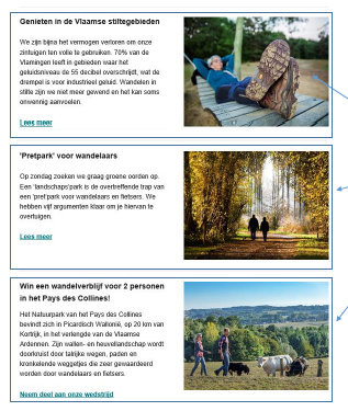 Newsletter Pasar "rando" et "vélo"