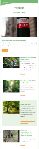 PASAR - Newsletters - Pôles & Club