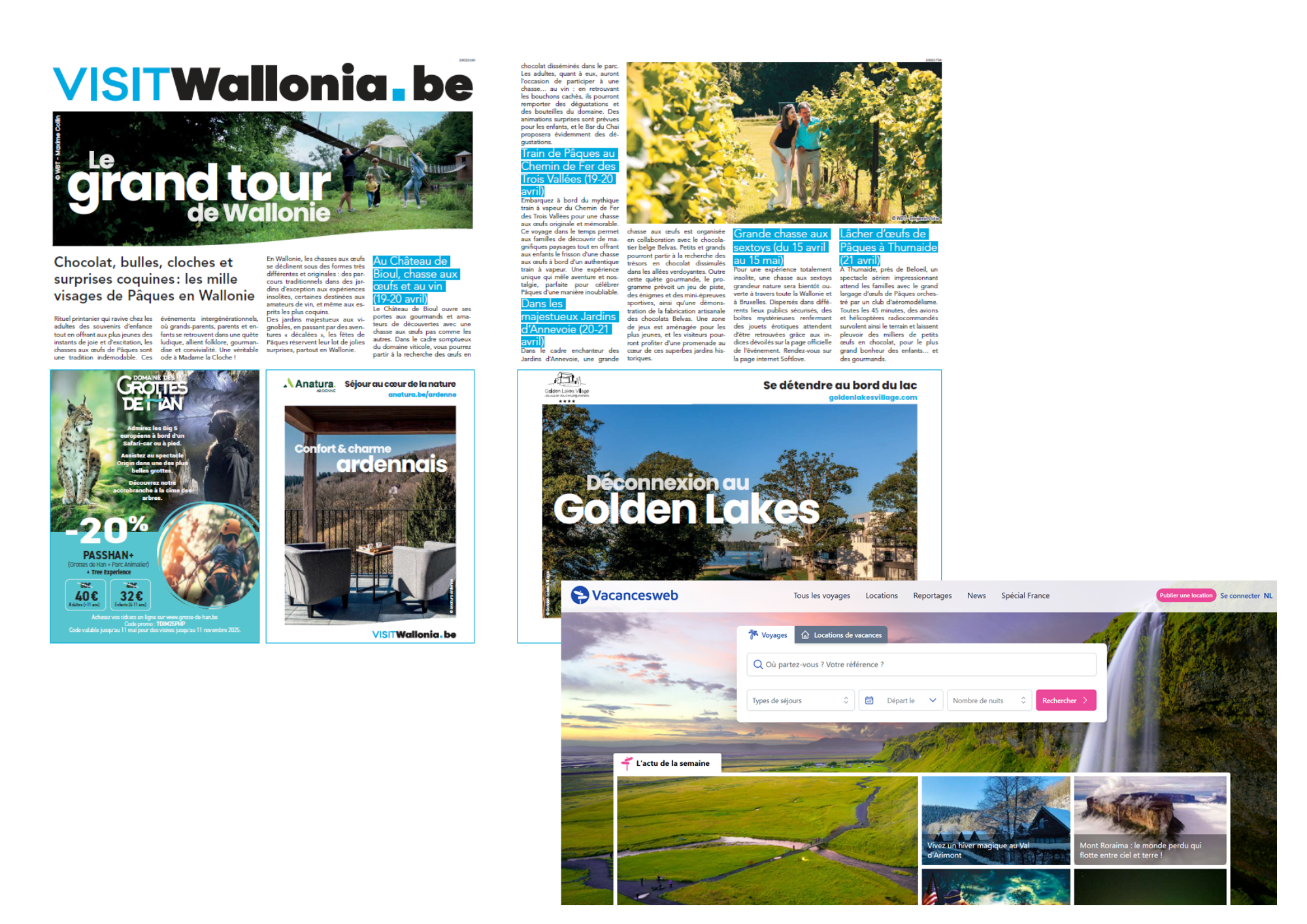 7DIMANCHE - VACANCESWEB - 8 Dossiers Grand Tour de Wallonie - vacances scolaires francophones - Club & Pôles