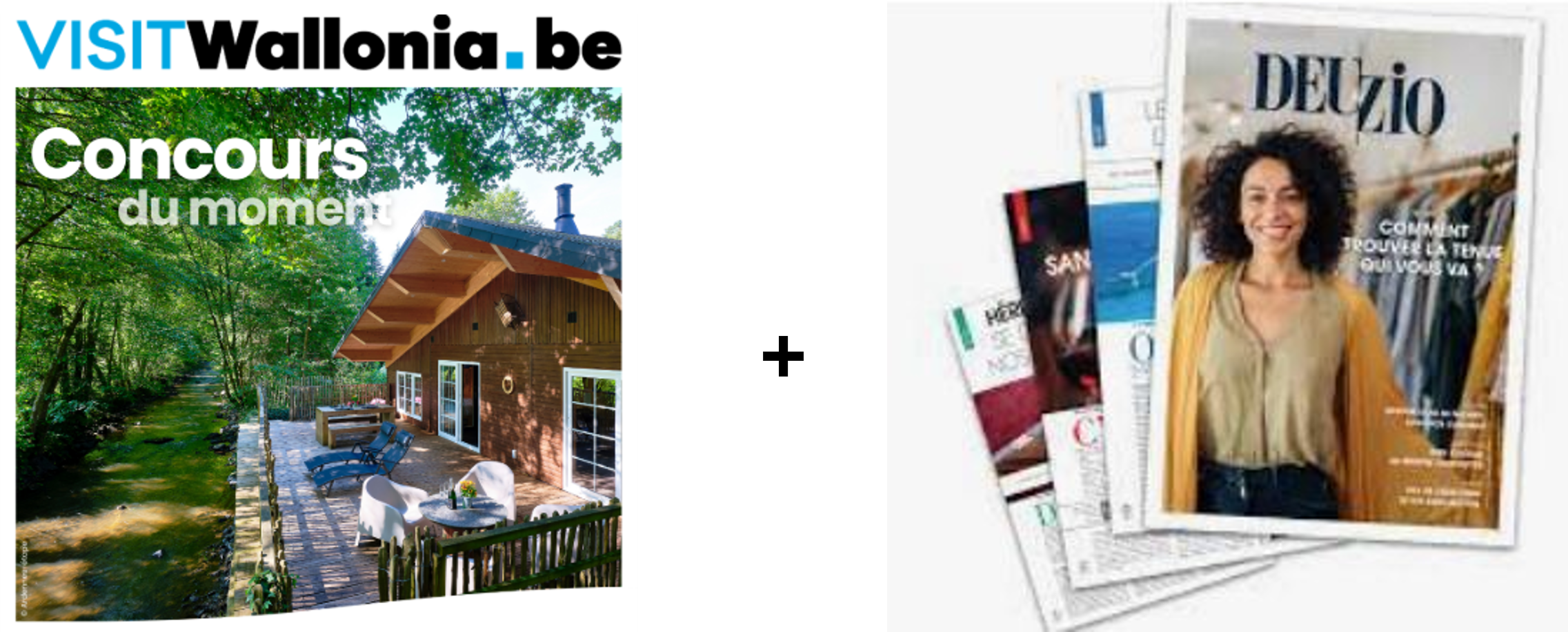Concours VISITWallonia – amplification digitale et print L'AVENIR et DEUZIO- Club & Pôles
