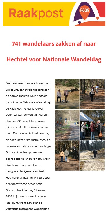 RAAK - Newsletters Groupes - Club